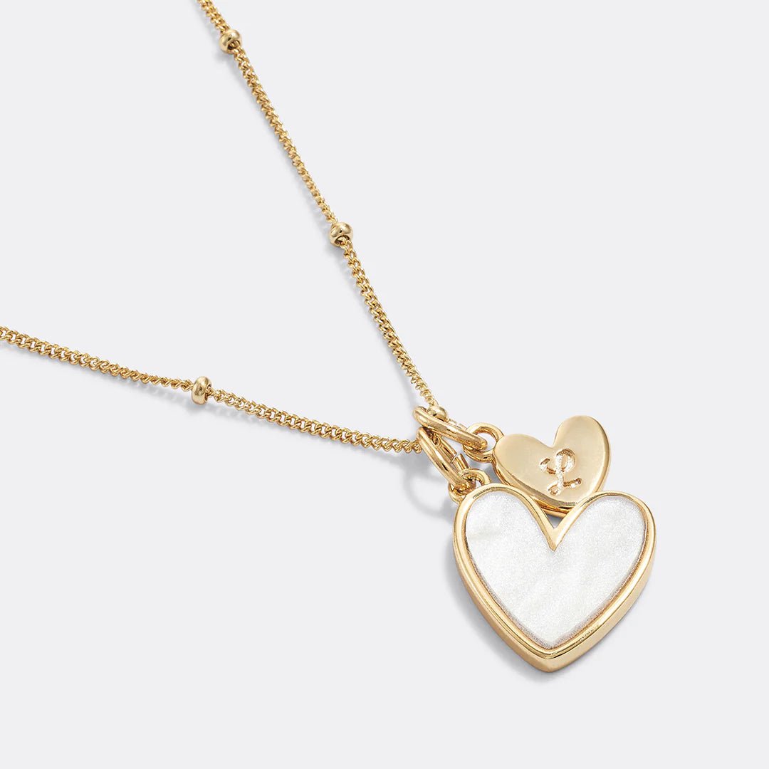 Collier coeur initial inspiration van cleef - #shop_name - 